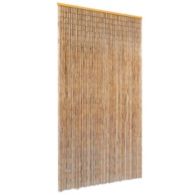 Cortina de bambú para puerta contra insectos 100x220 cm de , Mosquiteras para ventanas - Ref: Foro24-43723, Precio: 64,67 €, ...