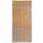 Bamboo door curtain against insects 100x220 cm by , Mosquito nets for windows - Ref: Foro24-43723, Price: 68,14 €, Discount: %