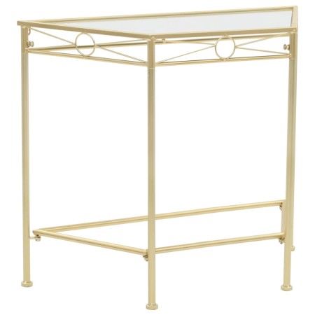 Mesa auxiliar de estilo vintage metal 87x34x73 cm dorada de vidaXL, Mesas auxiliares - Ref: Foro24-245934, Precio: 85,85 €, D...