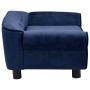 Blue plush dog sofa 72x45x30 cm by , Beds for dogs - Ref: Foro24-171040, Price: 97,36 €, Discount: %