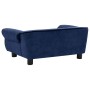 Blue plush dog sofa 72x45x30 cm by , Beds for dogs - Ref: Foro24-171040, Price: 97,36 €, Discount: %