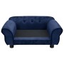 Blue plush dog sofa 72x45x30 cm by , Beds for dogs - Ref: Foro24-171040, Price: 97,36 €, Discount: %