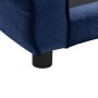 Blue plush dog sofa 72x45x30 cm by , Beds for dogs - Ref: Foro24-171040, Price: 97,36 €, Discount: %