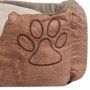 Dog bed with PU artificial leather cushion size L beige by , Beds for dogs - Ref: Foro24-170427, Price: 42,92 €, Discount: %