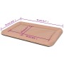 Dog mattress size M beige by , Beds for dogs - Ref: Foro24-170467, Price: 14,83 €, Discount: %