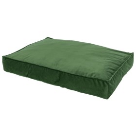 Madison Cojín para perros Velvet verde 100x70x15 cm de , Camas para perros - Ref: Foro24-444467, Precio: 91,83 €, Descuento: %