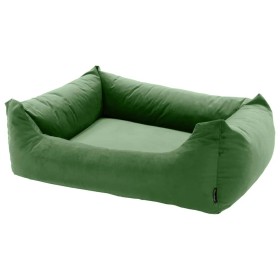 Madison Velvet dog bed green 80x67x22 cm by , Beds for dogs - Ref: Foro24-444484, Price: 91,99 €, Discount: %