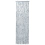 White and gray chenille mosquito net curtain 56x200 cm by , Mosquito nets for windows - Ref: Foro24-315132, Price: 35,56 €, D...