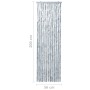 White and gray chenille mosquito net curtain 56x200 cm by , Mosquito nets for windows - Ref: Foro24-315132, Price: 35,56 €, D...