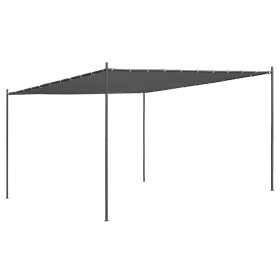 Gazebo with sloping roof anthracite 180 g/㎡ 400x400x270 cm by , Tents and gazebos - Ref: Foro24-315773, Price: 242,99 €, Disc...