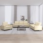 3-piece sofa set in cream fabric by , Sofas - Ref: Foro24-3201868, Price: 754,34 €, Discount: %