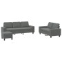 3-piece sofa set dark gray fabric by , Sofas - Ref: Foro24-3201907, Price: 657,93 €, Discount: %