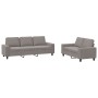 2-teilige Sofagarnitur aus taupegrauem Stoff von , Sofas - Ref: Foro24-3201905, Preis: 571,54 €, Rabatt: %