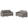 Sofa set with cushions 2 pieces taupe gray fabric by , Sofas - Ref: Foro24-3201809, Price: 440,90 €, Discount: %