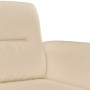 Sofa set with cushions 2 pieces cream microfiber fabric by , Sofas - Ref: Foro24-3202330, Price: 520,23 €, Discount: %