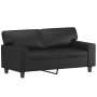 2-piece black synthetic leather sofa set with cushions by , Sofas - Ref: Foro24-3201924, Price: 560,62 €, Discount: %