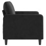 2-seater black velvet sofa 120 cm by , Sofas - Ref: Foro24-359437, Price: 232,36 €, Discount: %