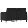 Sofá de 2 plazas terciopelo negro 120 cm de , Sofás - Ref: Foro24-359437, Precio: 232,36 €, Descuento: %