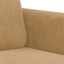 Brown velvet 2-piece sofa set with cushions by , Sofas - Ref: Foro24-3202001, Price: 489,99 €, Discount: %