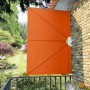 Terracotta color terrace folding side awning 240x160 cm by vidaXL, Umbrellas - Ref: Foro24-44571, Price: 56,19 €, Discount: %