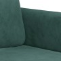 Zweiteilige Sofagarnitur aus dunkelgrünem Samt mit Kissen von , Sofas - Ref: Foro24-3202036, Preis: 559,50 €, Rabatt: %