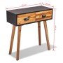 Mesa consola de madera maciza de acacia 70x30x75 cm de vidaXL, Aparadores - Ref: Foro24-245479, Precio: 127,99 €, Descuento: %