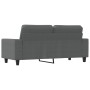 Sofá de 2 plazas de tela gris oscuro 140 cm de , Sofás - Ref: Foro24-359392, Precio: 233,35 €, Descuento: %