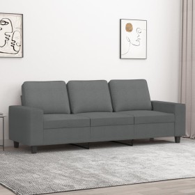 Sofá de 3 plazas de tela gris oscuro 180 cm de , Sofás - Ref: Foro24-359400, Precio: 318,79 €, Descuento: %