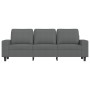 Sofá de 3 plazas de tela gris oscuro 180 cm de , Sofás - Ref: Foro24-359400, Precio: 317,99 €, Descuento: %