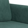 Dunkelgrünes 3-Sitzer-Sofa aus Samt, 180 cm von , Sofas - Ref: Foro24-359454, Preis: 312,36 €, Rabatt: %