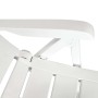 Reclining garden chairs, 2 units, white plastic by vidaXL, Garden chairs - Ref: Foro24-43895, Price: 157,35 €, Discount: %