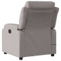 Sillón de masaje reclinable de tela gris taupé de , Sillones - Ref: Foro24-373482, Precio: 246,37 €, Descuento: %