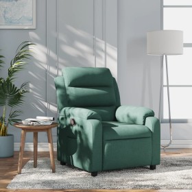 Dark Green Fabric Recliner by , Armchairs - Ref: Foro24-373468, Price: 226,42 €, Discount: %