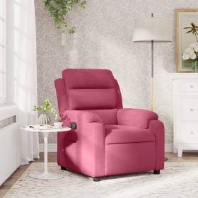 Sillón reclinable de terciopelo rojo tinto de , Sillones - Ref: Foro24-373505, Precio: 218,99 €, Descuento: %