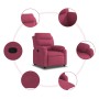 Red Velvet Recliner by , Armchairs - Ref: Foro24-373505, Price: 218,07 €, Discount: %