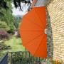 Terracotta color terrace folding side awning 160 cm by vidaXL, Umbrellas - Ref: Foro24-44579, Price: 57,52 €, Discount: %