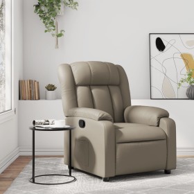 Cappuccino Faux Leather Recliner by , Armchairs - Ref: Foro24-373566, Price: 223,18 €, Discount: %