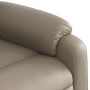 Sillón reclinable de cuero sintético color capuchino de , Sillones - Ref: Foro24-373566, Precio: 226,73 €, Descuento: %