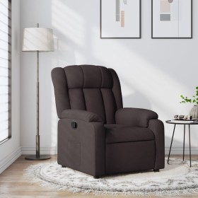 Dark Brown Fabric Recliner by , Armchairs - Ref: Foro24-373579, Price: 218,99 €, Discount: %