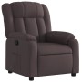 Sillón reclinable de tela marrón oscuro de , Sillones - Ref: Foro24-373579, Precio: 217,95 €, Descuento: %