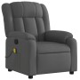 Sillón de masaje reclinable de tela gris oscuro de , Sillones - Ref: Foro24-373587, Precio: 253,99 €, Descuento: %