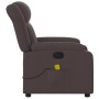 Dark Brown Fabric Reclining Massage Chair by , Armchairs - Ref: Foro24-373591, Price: 254,99 €, Discount: %