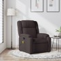 Dark Brown Fabric Reclining Massage Chair by , Armchairs - Ref: Foro24-373553, Price: 245,38 €, Discount: %