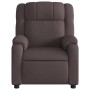 Sillón de masaje reclinable de tela marrón oscuro de , Sillones - Ref: Foro24-373553, Precio: 245,38 €, Descuento: %