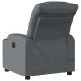 Sillón de masaje reclinable cuero sintético gris de , Sillones - Ref: Foro24-374143, Precio: 219,12 €, Descuento: %