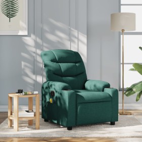 Dark Green Fabric Reclining Massage Chair by , Armchairs - Ref: Foro24-374162, Price: 239,30 €, Discount: %