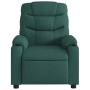 Sillón de masaje reclinable de tela verde oscuro de , Sillones - Ref: Foro24-374162, Precio: 239,30 €, Descuento: %