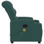 Dark Green Fabric Reclining Massage Chair by , Armchairs - Ref: Foro24-374162, Price: 238,99 €, Discount: %