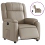 Sillón reclinable eléctrico de cuero sintético color capuchino de , Sillones - Ref: Foro24-3205142, Precio: 267,47 €, Descuen...