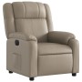 Sillón reclinable eléctrico de cuero sintético color capuchino de , Sillones - Ref: Foro24-3205142, Precio: 267,05 €, Descuen...